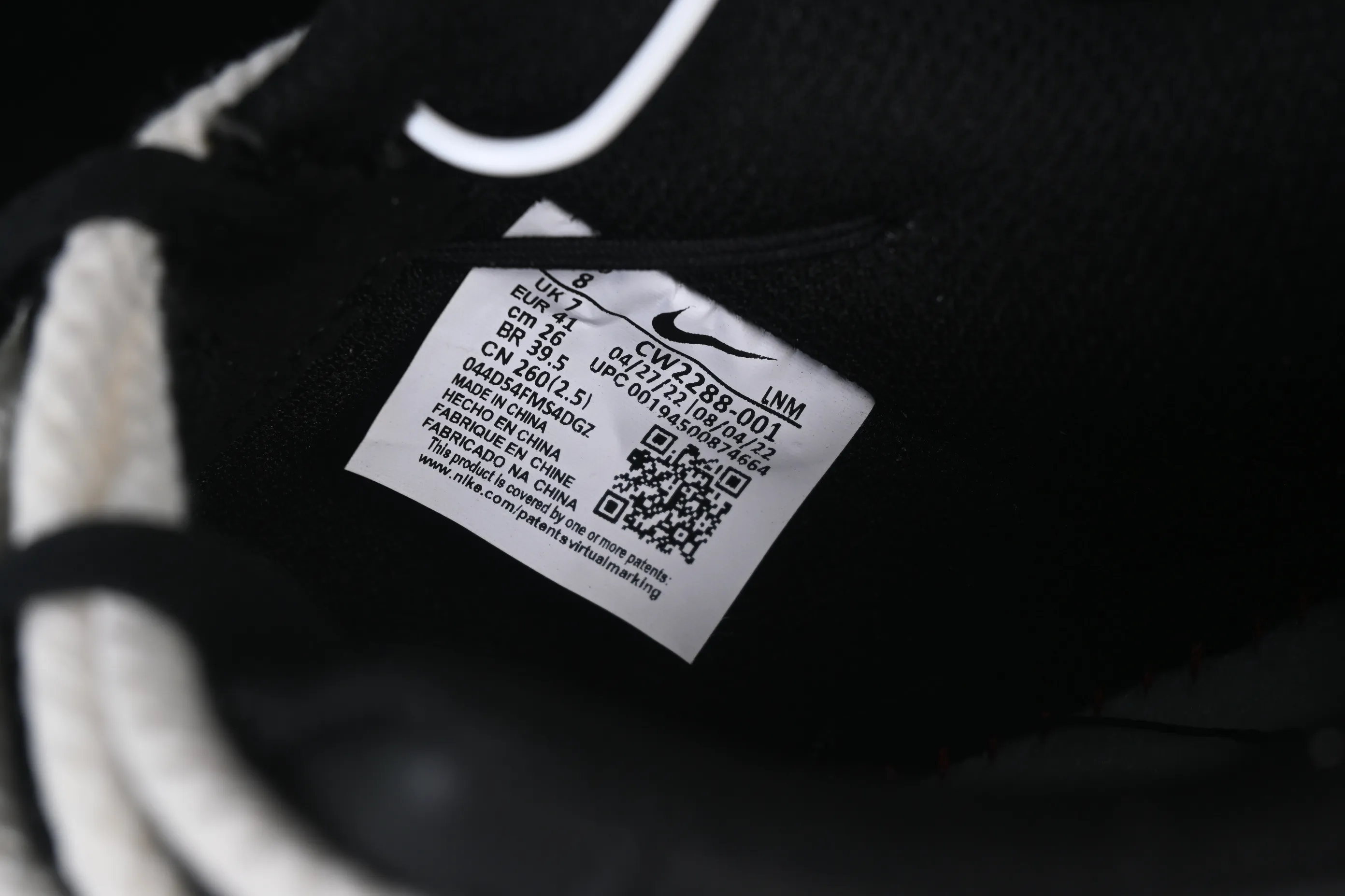 All Categories Nk Air Force 1 Air Force Series Nk Air Force 1 Low Air Force Low Nike Air Force 1'07 Low Black Cross Air Force One Low Casual Shoes CW2288-111